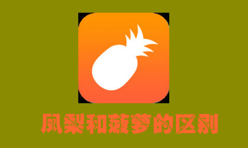 凤梨和菠萝的区别